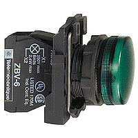 Сигнальная лампа Schneider Electric XB5AVM3 22мм 230-240В зеленая
