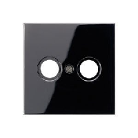 JUNG LS 990 ЧерныйНакладка TV-FMрозетки (LS990TVSW)