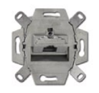 Механизм 1-постовой компьютерной розетки 8 полюсов RJ45; UAE, категория 5e, экранированная, до 100 М