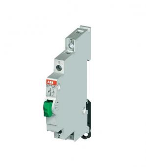 Модульный кнопочный выключатель ABB E215-16-11D с зеленой кнопкой