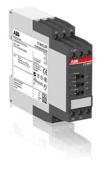 Реле времени CT-MVS.23P многофункциональное, 380-440В АС, 0,05..300ч, 2ПК, пружинные клеммы