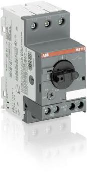 Автомат ABB MS116-2.5 50 кА с регулируемой тепловой защитой 1.6A - 2.5A