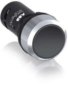Кнопка CP1-30B-11 черная без фиксации 1НО+1HЗ