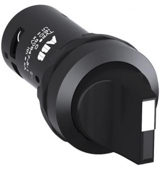 Переключатель ABB C2SS1-30B-11 2-х позиционный черный 1НО1НЗ (45 градусов) с фиксацией