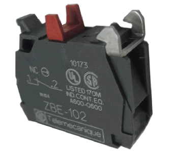 Контактный блок Schneider Electric ZBE102 1НЗ