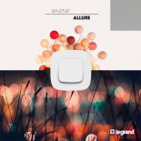 Лицевая панель радиоуправляющего устройства управления жалюзи Legrand Valena ALLURE MyHome Play Zigbee алюминий