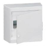 Щит навесной с белой дверцей Legrand Nedbox на 8 модулей с шинами N+PE