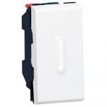 Переключатель Legrand Mosaic с подсветкой - 1М