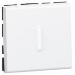 Переключатель Legrand Mosaic с подсветкой - 2М