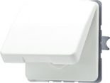 Штепсельная розетка SCHUKO 16A 250V~ с защитой от детей, влагозащищенная; слоновая кость