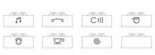 LivingLight Набор вставок для сменных клавиш, 6 вариантов по 5 штук, цвет алюминий