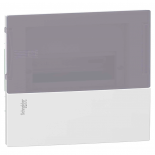 Бокс встраиваемый с дымчатой дверцей Schneider Electric Mini Pragma на 12 модулей с клеммниками N+PE
