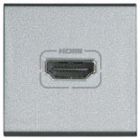 LivingLight Разъем HDMI, цвет алюминий