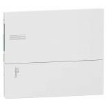 Бокс встраиваемый с белой дверцей Schneider Electric Mini Pragma на 12 модулей с клеммниками N+PE