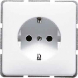 Штепсельная розетка SCHUKO 16A 250V~; слоновая кость