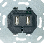 JUNG МехЗарядная розетка USB (521-2USB)