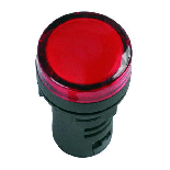 Лампа AD16DS(LED)матрица d16мм красный 230В AC ИЭК