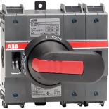 Выключатель нагрузки трехполюсный ABB OT160E3 на 200A с ручкой OHB6 5J6 и переходником OXP6x210