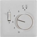 JUNG LS 990 EdelstahlНакладка регулятора теплого пола(мех.FTR231U) (ESFTR231PL)