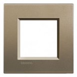 LivingLight Рамка прямоугольная, 1 пост, цвет Коричневый шелк