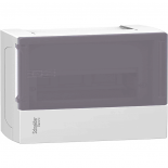 Бокс навесной с дымчатой дверцей Schneider Electric Mini Pragma на 18 модулей с клеммниками N+PE