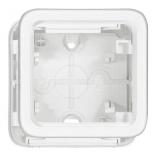 Коробка монтажная однопостовая с антибактериальным покрытием Legrand Plexo серии Artic IP55 белая