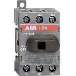 Рубильник (выключатель нагрузки) трехполюсный ABB OT16F3 16А