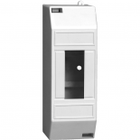 Бокс пластиковый накладной IEK КМПн 1/2 на 1-2 модуля без дверки