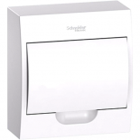 Бокс навесной с белой дверцей Schneider Electric Easy9 на 8 модулей с клеммниками N+PE