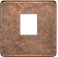 FEDE Монтажная плата для 1-го инф. разъема RJ-45, цвет rustic copper беж. (FD04317RU-A)