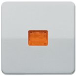 JUNG CD 500/CD plusПлатина Клавиша 1-я с/п с оранжевой линзой  (CD590KOPT)