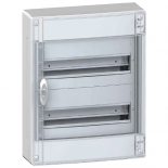 Щит навесной с прозрачной дверцей Schneider Electric Pragma на 26 (2x13) модулей с клеммниками N+PE