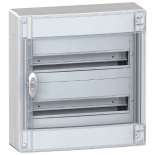 Щит навесной с прозрачной дверцей Schneider Electric Pragma на 36 (2x18) модулей с клеммниками N+PE