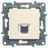 Компьютерная розетка с одним разъемом RJ45 категории 5e UTP Legrand Etika слоновая кость