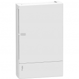 Бокс навесной с белой дверцей Schneider Electric Mini Pragma на 24 (2х12) модуля с клеммниками N+PE