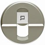 Лицевая панель для розетки информационной RJ45 Legrand Celiane титан