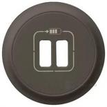 Лицевая панель розетки USB Legrand Celiane графит