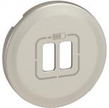 Лицевая панель розетки USB Legrand Celiane титан