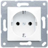 Штепсельная розетка SCHUKO 16A 250V~ слоновая кость