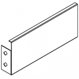 DKC Заглушка TC 100x80 INOX (37262inox)