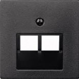 ЦЕНТР.ПЛАТА Д/МЕХ-МОВ RJ45 Х2, АНТРАЦИТ