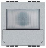 LivingLight Выключатель ИК с датчиком осещенности, цвет алюминий