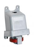 Розетка для монтажа на поверхность 332RS6W, 32A, 3P+E, IP67, 6ч