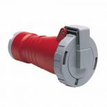 Розетка кабельная 332C6W, 32А, 3P+E, IP67, 6ч