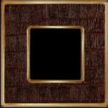 Рамка на 1 пост, VINTAGE TAPESTRY, гор./верт, цвет ALICOCOBROWN- Bright Gold