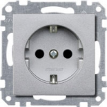 Штепсельная розетка SCHUKO 16A 250V~ с крышкой; слоновая кость