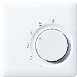 JUNG CD 500/CD plusЧерный Накладка термостатакомнатного(мех TR236U,TR246U) (CDTR236PLSW)