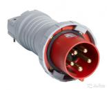 Вилка кабельная 4125P6W, 125А, 3P+N+E, IP67, 6ч