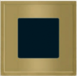 Рамка на 1 пост, MADRID, гор/верт, цвет bright gold