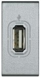 LivingLight Разъем USB, цвет алюминий